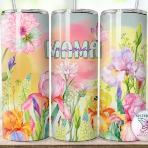 Vacuum insulated stainless steel tumbler with lid and straw